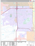 West Des Moines Wall Map Premium Style